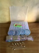 Diamond painting malowanie diamentami. Breloczki dwustronne okrągłe mandala