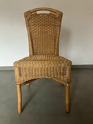 Krzesla rattanowe komplet 6 sztuk