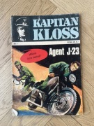 Kapitan Kloss wydanie 1 pierwsze 1971 nr 1 Agent J 23
