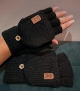 Rękawiczki jesienno-zimowe mitenki 