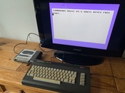 Commodore 16 (64 kb), cartridge z 72 grami,zasilacz,magnetofon