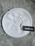 Wełniany beret damski czapka Karl Lagerfeld nowy z metką 