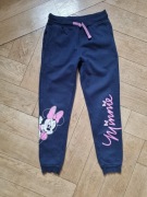 Granatowe spodnie dresowe z myszką Minnie