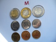 KOMPLET MONET OBIEGOWYCH 9 SZT. Z ROKU 2016