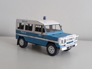 Policja radiowóz Honker 2  FSO samochód terenowy model kartonowy milicja Mo