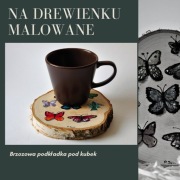 Drewienko z Motylami- Brzoza- Prezent