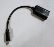 Adapter OTG USB A "żeńskie" do microUSB "męskie" 15cm 100% sprawne