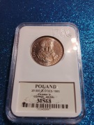 20 000 KAZIMIERZ IV JAGIELLOŃCZYK 1993 MS68 GCN 