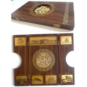 Pekin pamiątka ilustrująca historię stolicy Chin