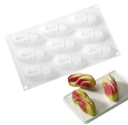 PISTACJE 9gn forma silikonowa 29.5*17.3*3.4 do Pieczenia Monoporcje Musów 