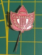 Stara spinka znaczek pins Kraków Zespół Pogodna Jesień