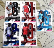 5 kart odblaskowych Squad Zone – Topps Match Attax 2023/2024 (błysk, drużyn