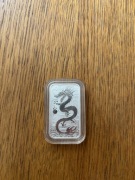 Sztabkomoneta Dragon 2018, 1oz Ag