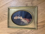 Antyczna, mosiężna ramka