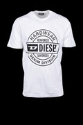 Diesel nowa oryginalna koszulka męska t-shirt biały z logo rozm L