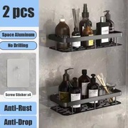 Półka łazienkowa bez wiertarki naścienna do przechowywania butelek