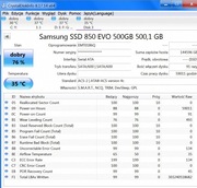 Dysk SSD Samsung 850 EVO 500GB SATA 2,5" 76%