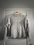 Gruby sweter z warkoczowym splotem Medicine, rozmiar M