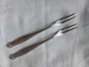 Widelce serwingowe do wędlin Enders 90 posrebrzane vintage