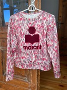 Isabel Marant Etoile bluza wzory print etno boho różowa