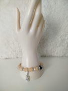 Bransoletka z kamienia, bila 8, gitara nowa handmade cytrynowa