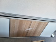 Ikea Mehamn 16 paneli do ramy drzwi przesuwanych, imitacja dębu i białe