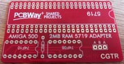 Płytka PCB adapter GARY 2Mb RAM, Amiga 500