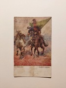 Pocztówka zdobycz wojenna poczta pułkowa 