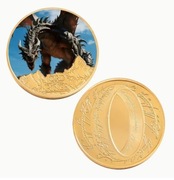 Kolekcjonerski zestaw monet? bohaterów z Lord of the Ring + Smaug (3)