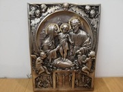 PIĘKNA IKONA PRZEDSTAWIAJĄCA ŻYCIE JEZUSA 