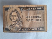 B/stare zapałki kolekcjonerskie H.E. GOSCH & CO. Duże .