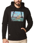 Bluza męska Diamante czarna z kapturem M