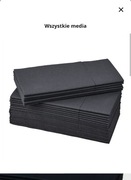 Mottaga serwetki czarne 38x38cm