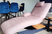 Szezlong fotel Agata Meble Evo - z półką