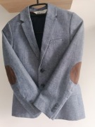 H&M Marynarka chłopięca r. 134 szaroniebieska