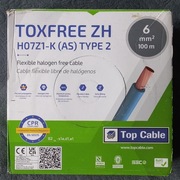 Przewód linka LGY 1X6 mm2 żółto zielony 750V 100 m
