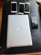 MacBook Pro 13  3 x Iphone