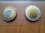 Set monet Euro San Marino 2011 r 8 próbnych monet w blistrze zestaw