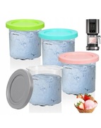 POJEMNIKI NA LODY NINJA CREAMY POJEMNIK Z POKRYWKĄ KUBKI ZESTAW 4 SZTUKI