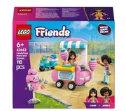 LEGO 42643 Friends - Stoisko z watą cukrową i skuter Candy