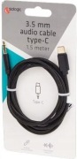 3.5 mm Audio cable type-C 1,5 metra 