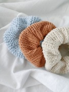 Gumki do włosów scrunchie zestaw trzech sztuk 