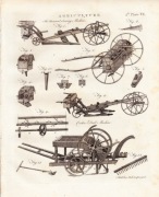 Rolnictwo - Maszyny   reprint XIX w. grafik