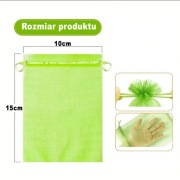 10szt  woreczki na biżuterię,prezenty, do ochrony owoców  10x15cm