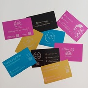 Wizytówki aluminiowe 