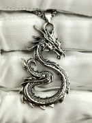 NOWY Naszyjnik męski smok chiński dragon punk swagg drill drip y2k