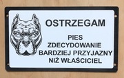 Tabliczki uwaga zły pies duży wybór dog