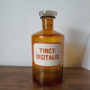 Stara Butla Aptekarska – TINCT. DIGITALIS (Naparstnica) – Vintage