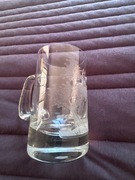 Zestaw 6 kufli kryształowych z ręcznym szlifem. Huta Julia.