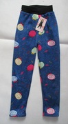 Legginsy getry leginsy ocieplane futerkiem 122-128